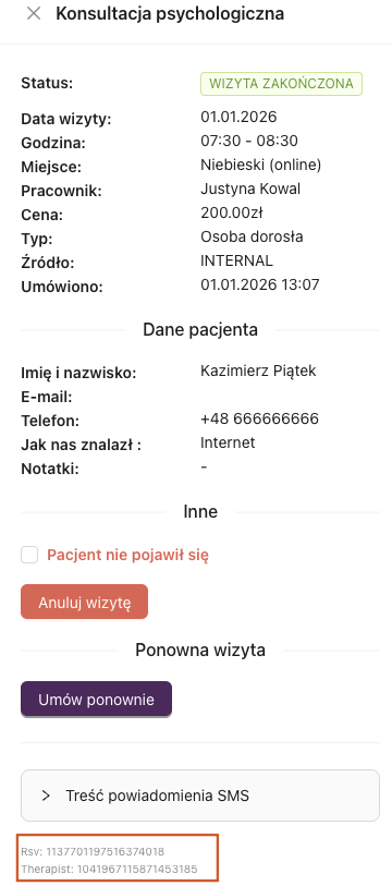 Strona logowania MyMedCal